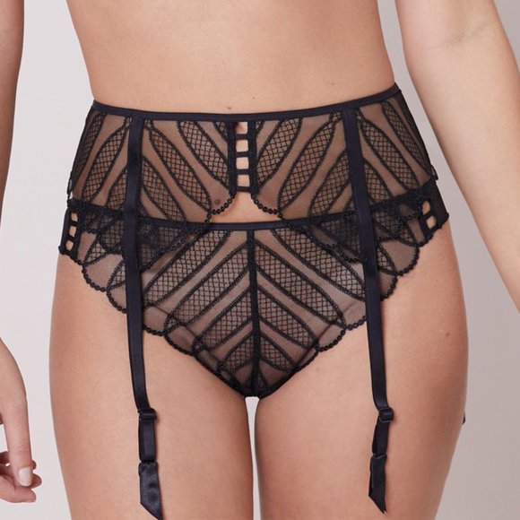 [NWT] Implicite Paris Taboo Suspender Belt - Black - Picture 2 of 6